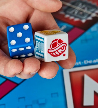 mario monopoly gamer - os dados