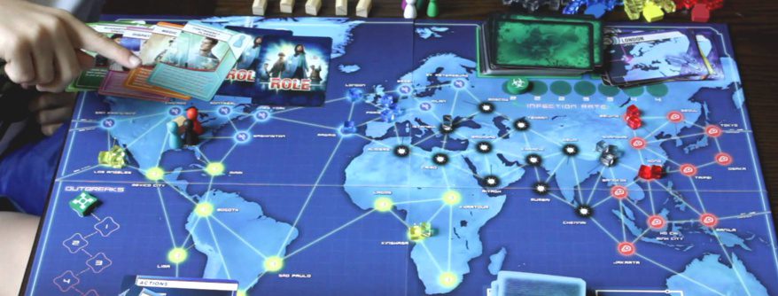 pandemic - o tabuleiro do jogo