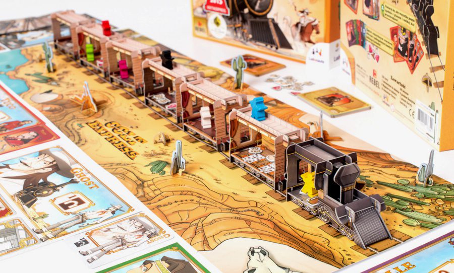 As Aventuras do Pequeno Trem de Far West Jogo De Tabuleiro