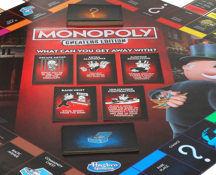 Metropoly - Monopoly Cheaters - Tabuleiro e Caixa