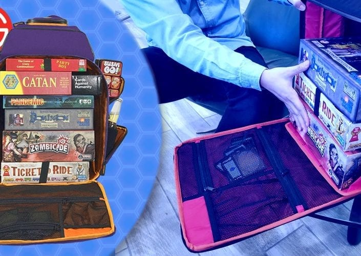 mochila para jogos de tabuleiro - capa